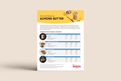 Technical Takeaway: Almond Butter