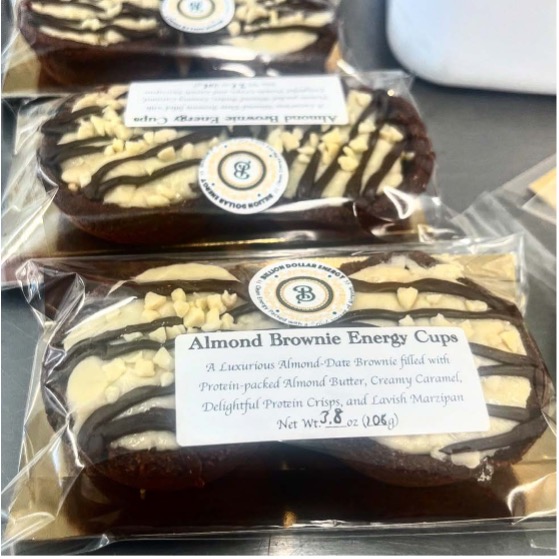 Almond Brownie Energy Cups