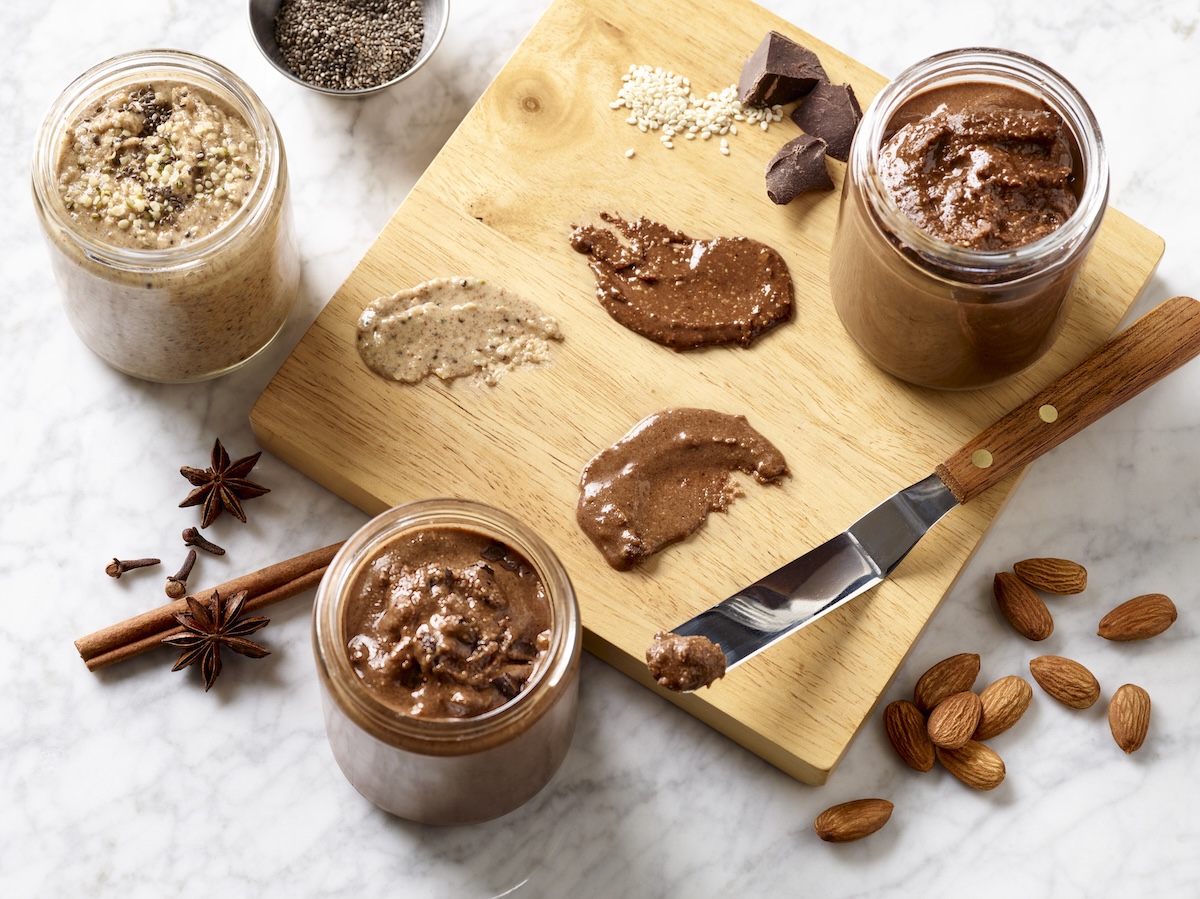 Trio of almond butters